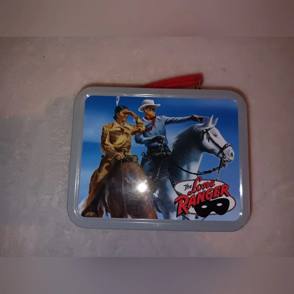 2001 Vintage General Mills Lone Ranger Mini Lunch Tin Pre-owned